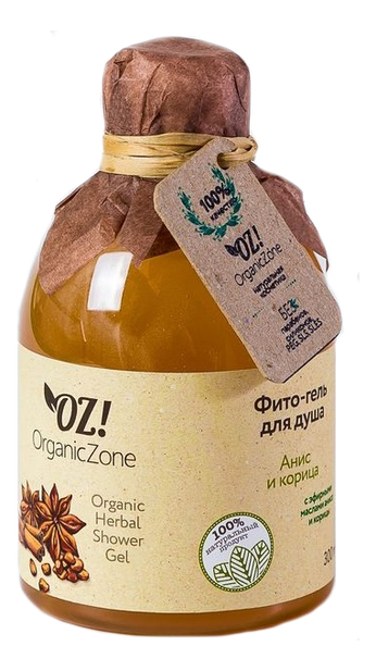 Купить Фито-гель для душа Анис и корица Organic Herbal Shower Gel 300мл, OrganicZone