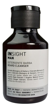 Очищающее средство для бороды с экстрактом финика, грецкого ореха и имбиря Man Beard Cleanser