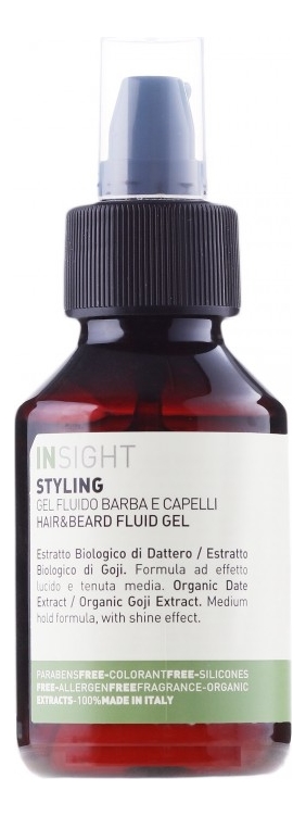 

Гель для волос и бороды с экстрактом финика и годжи Styling Hair & Beard Fluid Gel 100мл