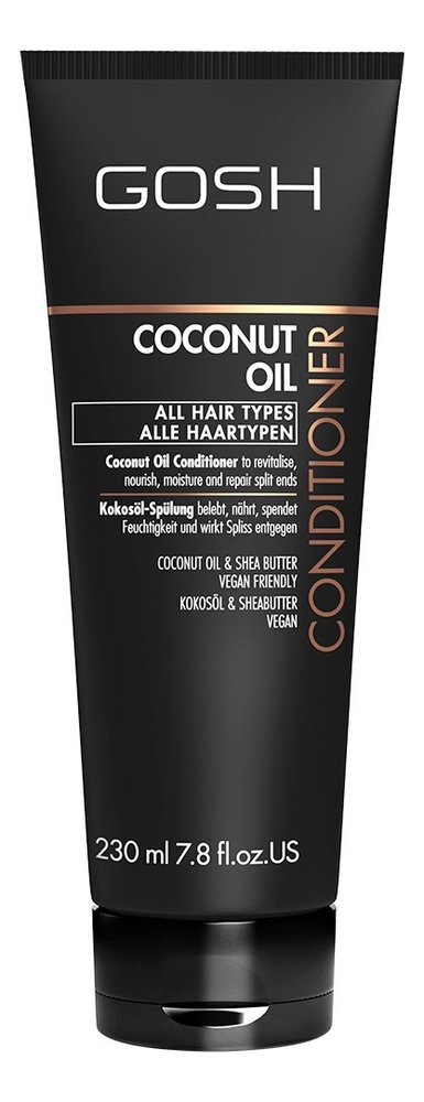 

Кондиционер для волос с кокосовым маслом Coconut Oil Conditioner: Кондиционер 230мл, Кондиционер для волос с кокосовым маслом Coconut Oil Conditioner