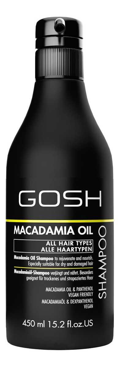 

Шампунь для волос с маслом макадамии Macadamia Oil Sampoo: Шампунь 450мл, Шампунь для волос с маслом макадамии Macadamia Oil Sampoo