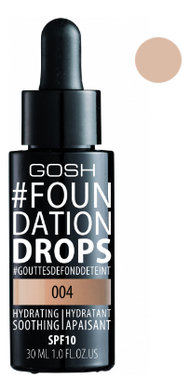 

Увлажняющий тональный крем для лица Foundation Drops SPF10 30мл: 004 Natural, Увлажняющий тональный крем для лица Foundation Drops SPF10 30мл