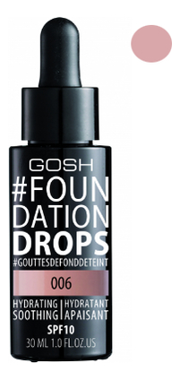 

Увлажняющий тональный крем для лица Foundation Drops SPF10 30мл: 006 Tawny, Увлажняющий тональный крем для лица Foundation Drops SPF10 30мл