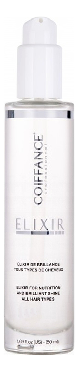 

Эликсир для питания и придания блеска волосам Elixir For Nutrition And Brillance Shine: Эликсир 50мл, Эликсир для питания и придания блеска волосам Elixir For Nutrition And Brillance Shine