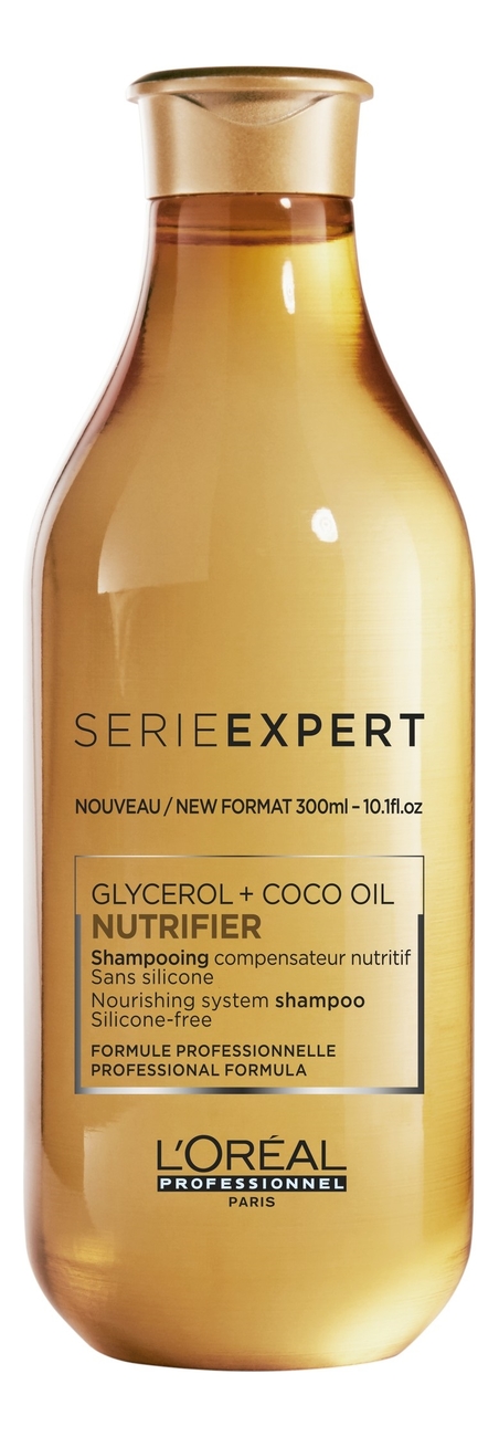 

Шампунь для питания сухих и ослабленных волос Serie Expert Nutrifier Glycerol + Coco Oil Shampoo: Шампунь 300мл, Шампунь для питания сухих и ослабленных волос Serie Expert Nutrifier Glycerol + Coco Oil Shampoo
