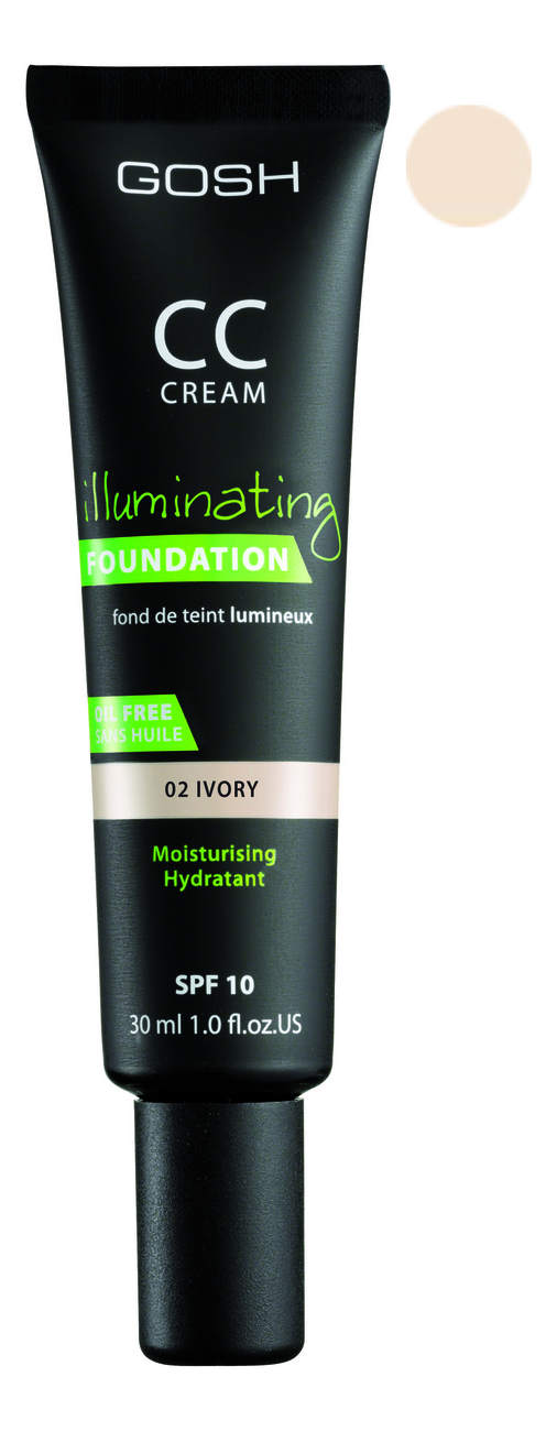 CC крем для лица Illuminating Foundation SPF10 30мл: No 02