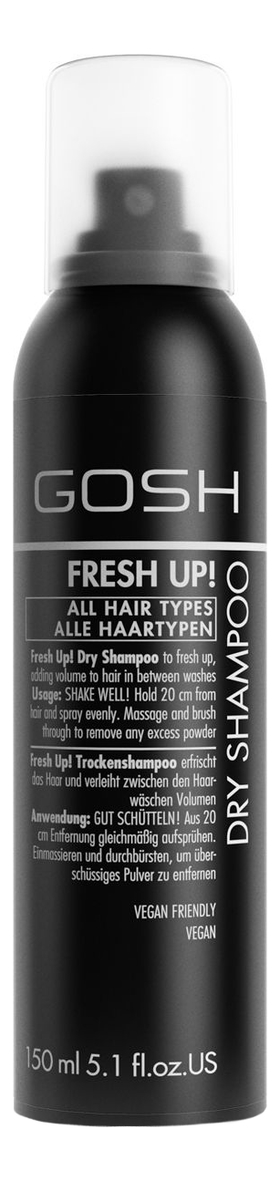 

Сухой шампунь для придания объема волосам Fresh Up! All Hair Types 150мл
