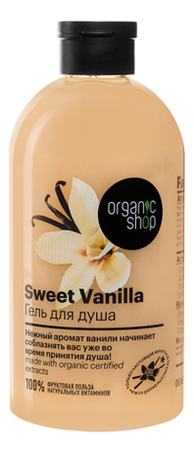 Гель для душа Сладкая Sweet Vanilla: Гель 500мл гель для душа sweet vanilla