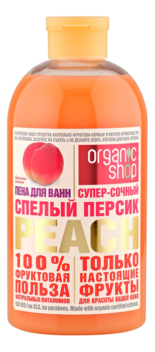 Пена для ванны Спелый персик Peach 500мл от Randewoo