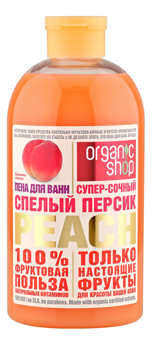 

Пена для ванны Спелый персик Peach 500мл