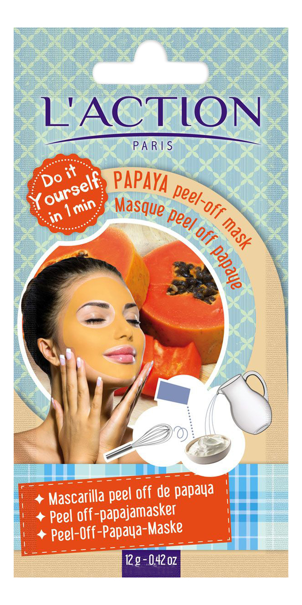 

Маска для лица на основе папайи Papaya Peel-Off Mask 12г