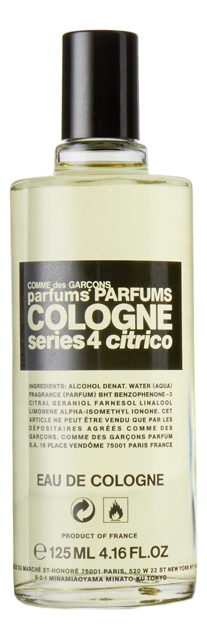

Comme Des Garcons Series 4 Cologne : Citrico: одеколон 2мл, Comme Des Garcons Series 4 Cologne : Citrico