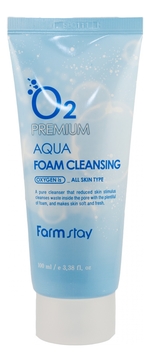 Кислородная пенка для умывания O2 Premium Aqua Foam Cleansing 100мл