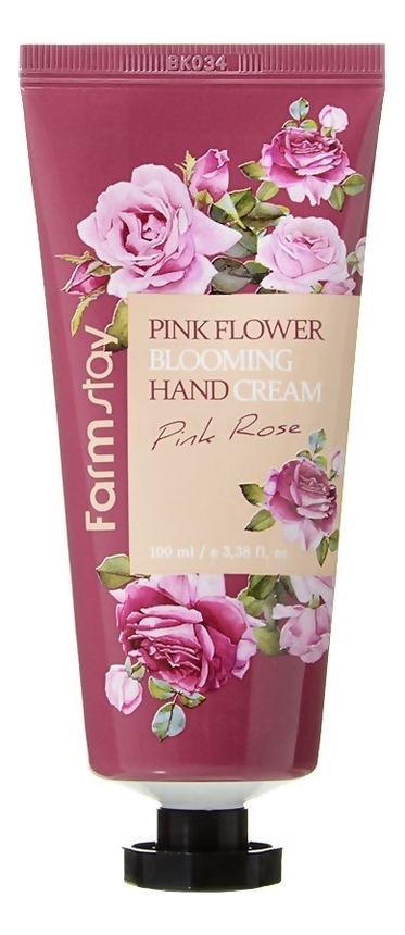 Крем для рук Pink Flower Blooming Hand Cream 100мл: Pink Rose farmstay pink flower blooming hand cream pink lotus