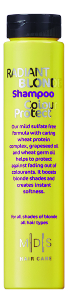 

Шампунь бессульфатный для светлых волос MDS Hair Care Radiant Blonde Shampoo Colour Protect 250мл