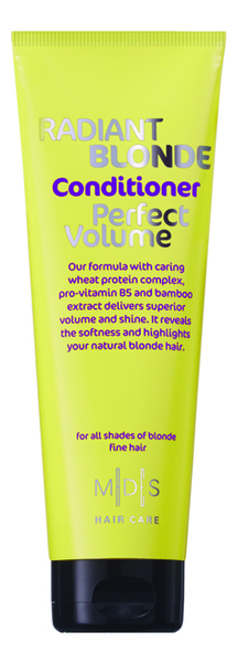 

Кондиционер для светлых волос MDS Hair Care Radiant Blonde Conditioner Perfect Volume 250мл