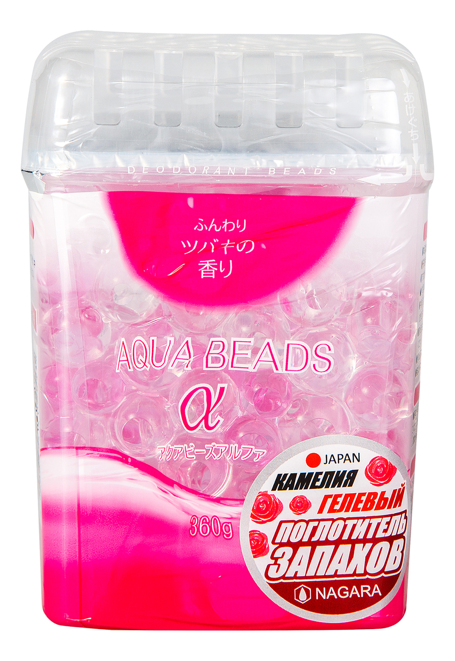 

Гелевый арома-поглотитель запаха Aqua Beads 360г (камелия)