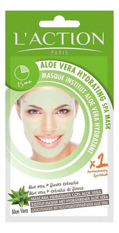 Увлажняющая маска для лица с экстрактом алоэ вера Aloe Vera Hydrating 20г