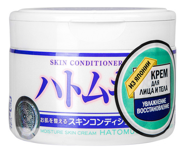 Крем для лица и тела Moisture Skin Cream Hatomugi 220г