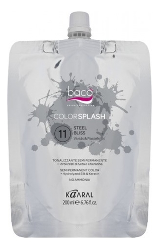 

Полуперманентный краситель для волос Colorsplash Vivids & Pastels 200мл: 11 Steel Bliss, Полуперманентный краситель для волос Colorsplash Vivids & Pastels 200мл