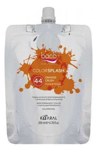 

Полуперманентный краситель для волос Colorsplash Vivids & Pastels 200мл: 44 Orange Crush, Полуперманентный краситель для волос Colorsplash Vivids & Pastels 200мл