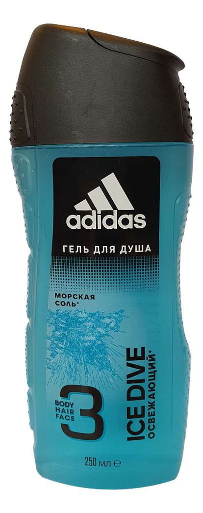 

Универсальный гель для душа Ice Dive Body Hayr Face 3In1 250мл: гель для душа 250мл, Ice Dive