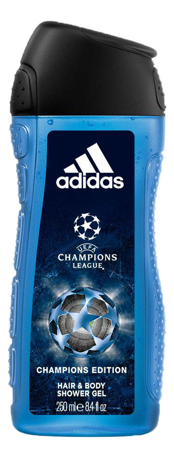 Гель для тела и волос UEFA Champions Edition Hair &amp; Body Shower Gel 250мл: гель для душа 2 в 1 250мл