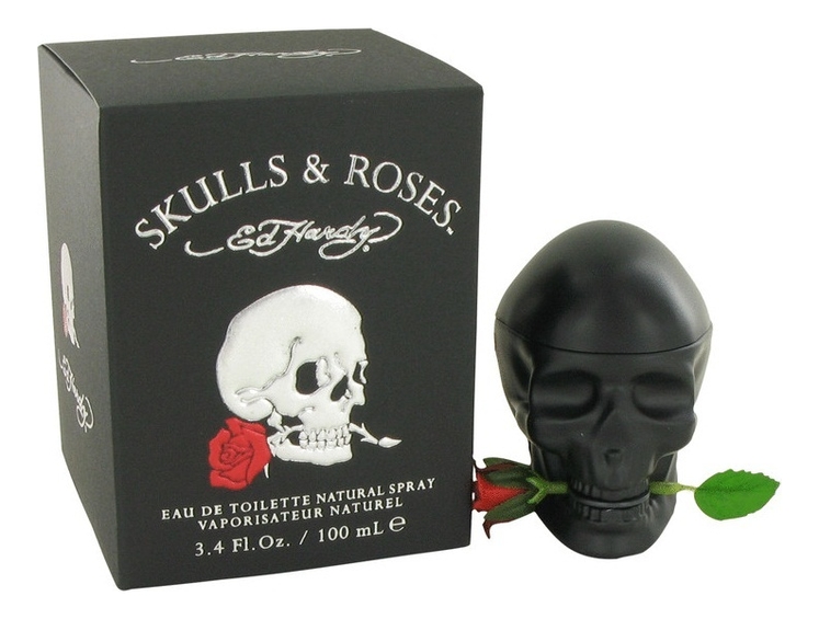 цена Ed Hardy Skulls & Roses for Him: туалетная вода 100мл