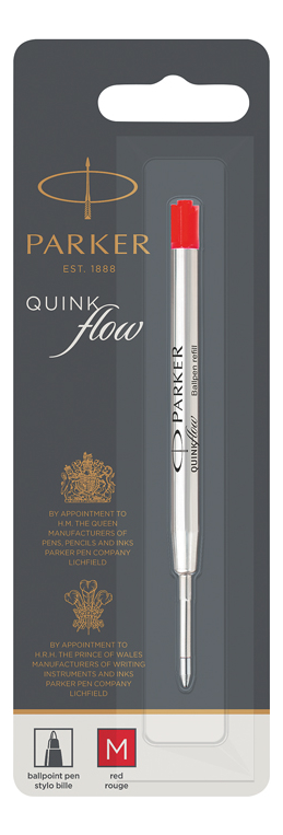 

Стержень для шариковой ручки QuinkFlow 1мм 1950370 (красный)