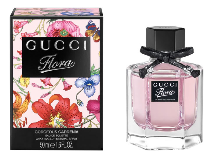 

Flora by Gucci Gorgeous Gardenia: туалетная вода 50мл, Flora By Gucci Gorgeous Gardenia