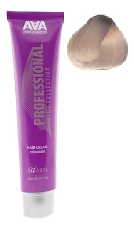 

Стойкая крем-краска для волос AAA Hair Cream Colorant 60мл: 12.32 Экстра светлый золотисто-фиолетовый блондин, Стойкая крем-краска для волос AAA Hair Cream Colorant 60мл