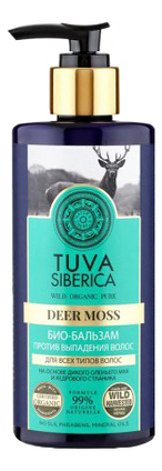 Био-бальзам для волос против выпадения Tuva Siberica Deer Moss 300мл