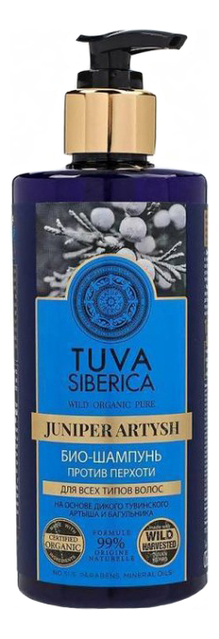 

Био-шампунь против перхоти Tuva Siberica Juniper Artysh 300мл