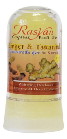 

Дезодорант-ролик Rasyan Crystal Roll-On Ginger And Tamarind 80г (имбирь и тамаринд)