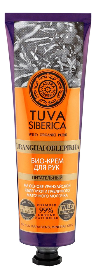 

Био-крем для рук Tuva Siberica Uranghai Oblepikha 75мл
