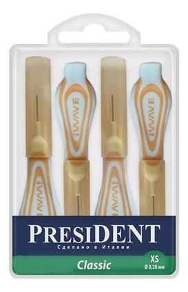 

Межзубные ершики Classic 4шт: XS, Межзубные ершики Classic 4шт