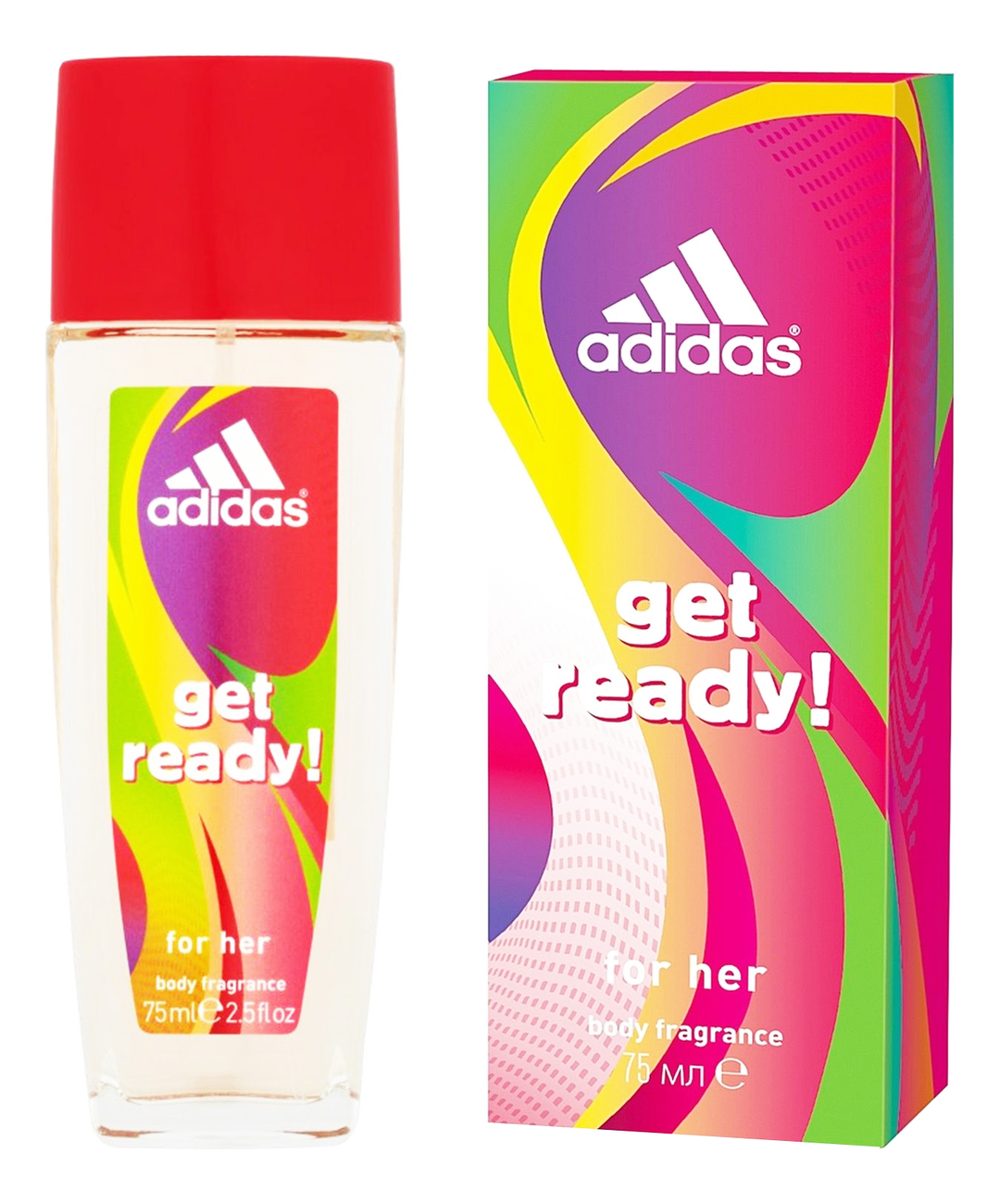 Get Ready! For Her: парфюмерный спрей для тела 75мл adidas adidas дезодорант спрей get ready for her