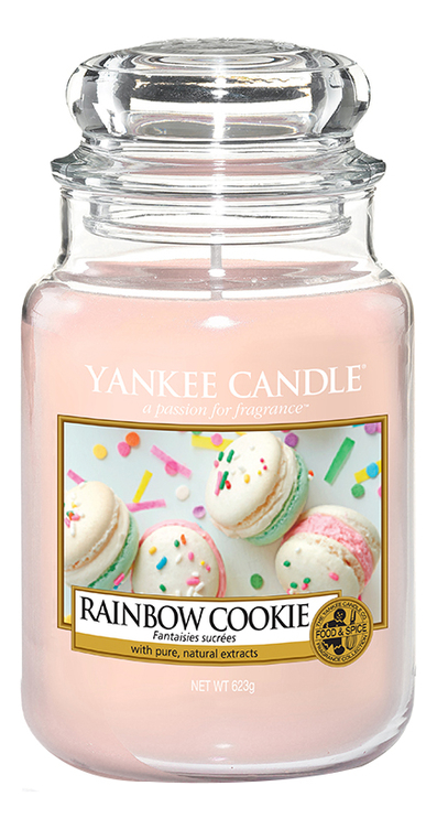 Ароматическая свеча Rainbow Cookie: Свеча 623г