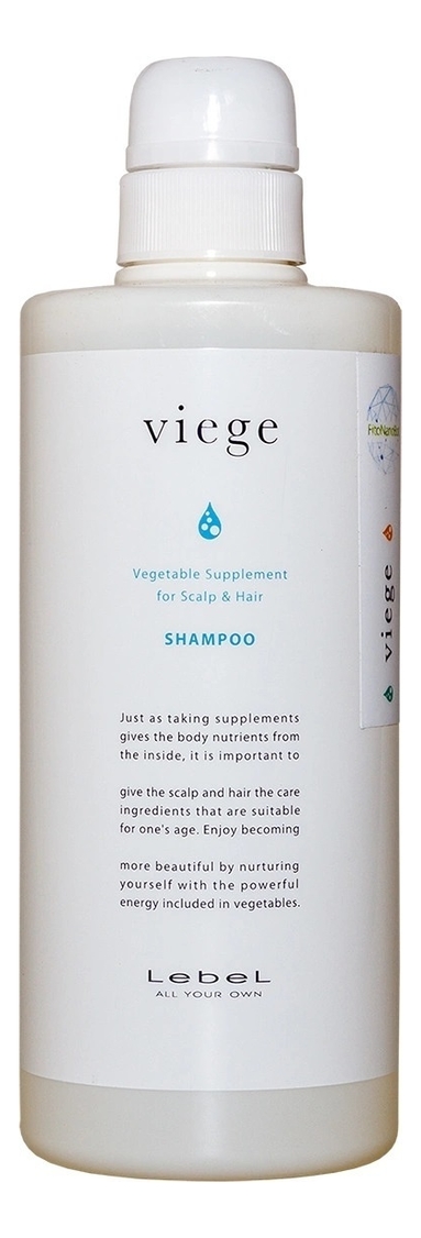 

Шампунь восстанавливающий для волос и кожи головы Viege Shampoo: Шампунь 600мл, Шампунь восстанавливающий для волос и кожи головы Viege Shampoo