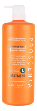 Маска по уходу за волнистыми волосами Proscenia Treatment L For Colored Hair