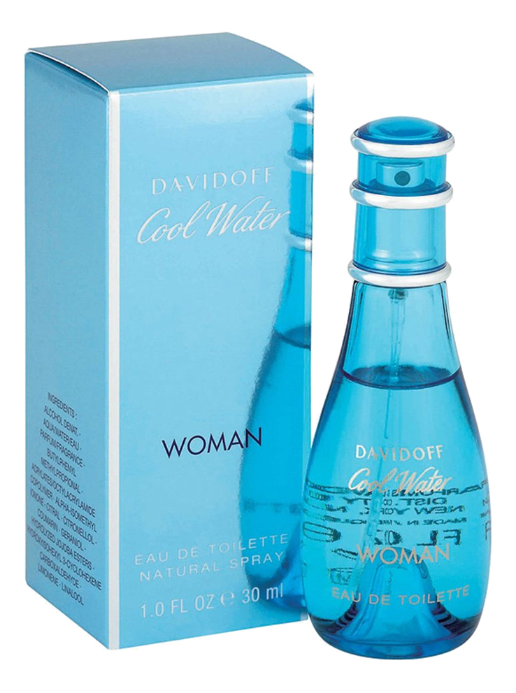 Cool Water Woman: туалетная вода 30мл davidoff cool water woman 100