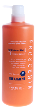 Маска по уходу за прямыми волосами Proscenia Treatment M For Colored Hair