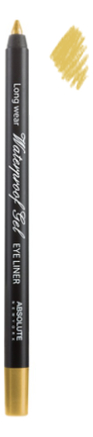 

Карандаш для глаз Waterproof Gel Eye Liner 1,1г: NFB81 Gold, Карандаш для глаз Waterproof Gel Eye Liner 1,1г