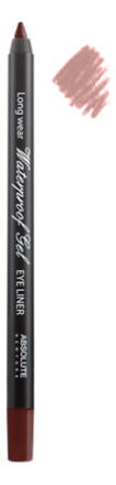 

Карандаш для глаз Waterproof Gel Eye Liner 1,1г: NFB84 Brown, Карандаш для глаз Waterproof Gel Eye Liner 1,1г