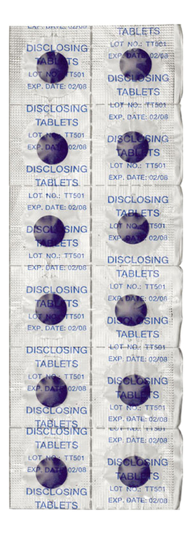 Таблетки для индикации зубного налета Disclosing Tablets PCA 222: Таблетки 12шт от Randewoo
