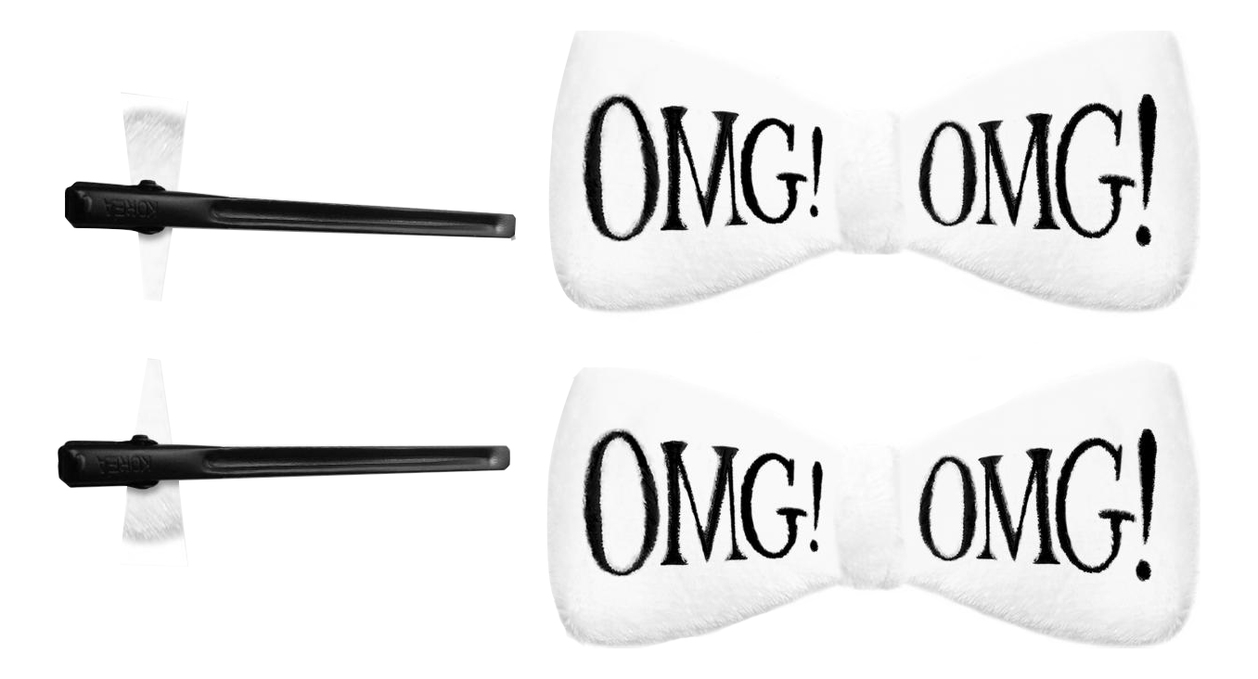 

Заколки для волос OMG! 2шт: Белые, Заколки для волос OMG! 2шт