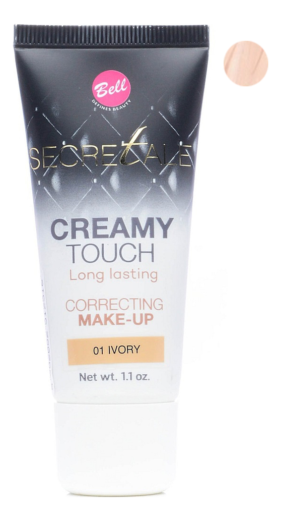 

Тональный крем для лица Secretale Creamy Touch Correcting Make-Up 30мл: No 01 Ivory, Тональный крем для лица Secretale Creamy Touch Correcting Make-Up 30мл