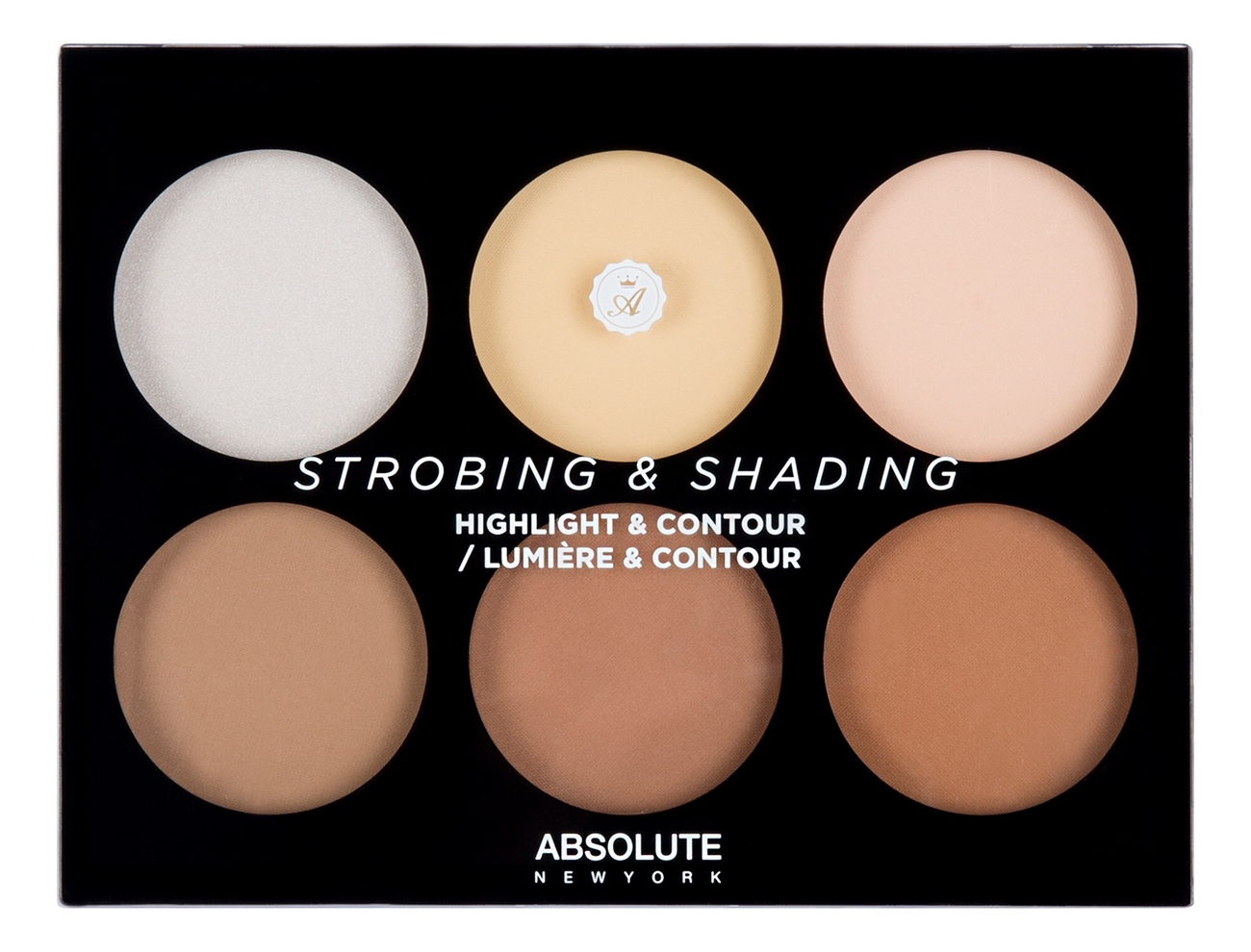 

Палетка для контурирования лица Strobing & Shading 12г: AHC01 Light To Medium, Палетка для контурирования лица Strobing & Shading 12г