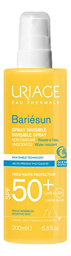 

Солнцезащитный спрей для лица и тела без ароматизаторов Bariesun Spray Sans Parfum SPF50 200мл