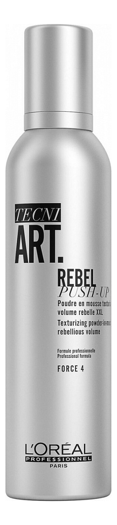 

Мусс с пудровой текстурой для объема волос Wild Tecni. Art Rebel Push-Up 250мл